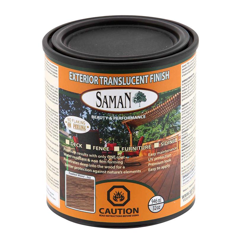 Revtement d'extrieur translucide Bois Trait, 946 ml
