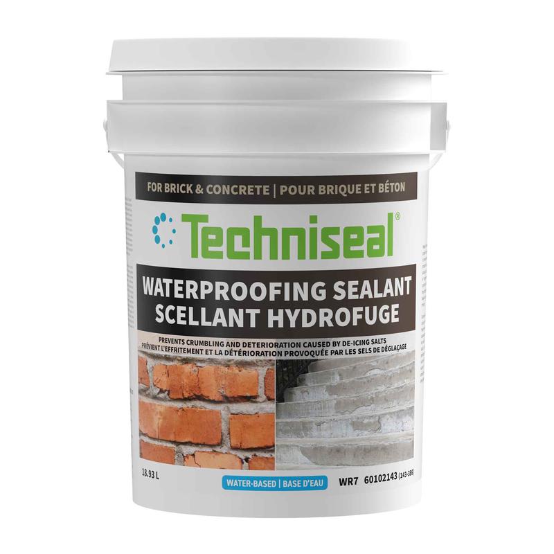 Scellant hydrofuge WR7  base d'eau pour brique et bton, 18,93 L