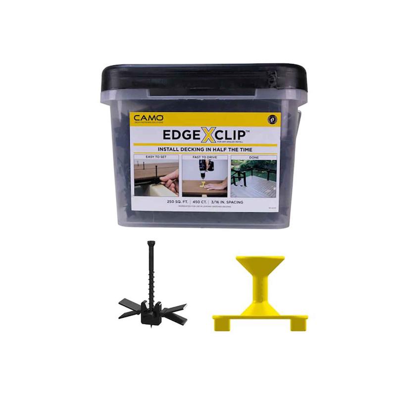 Attaches Edgex Clip Drive en noir de 2-1/4", 90units