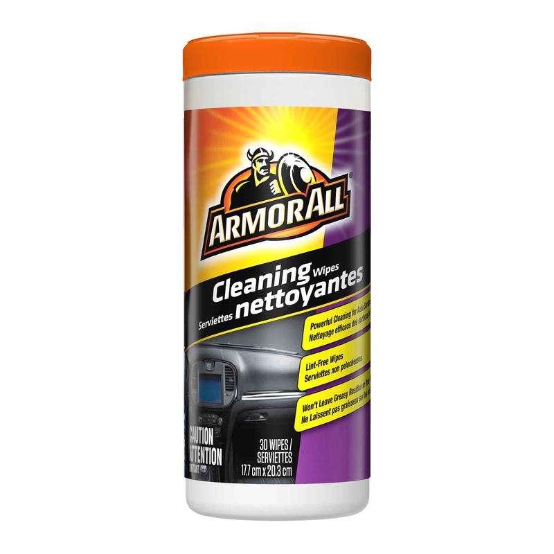Serviettes nettoyantes pour vhicule, 30serviettes