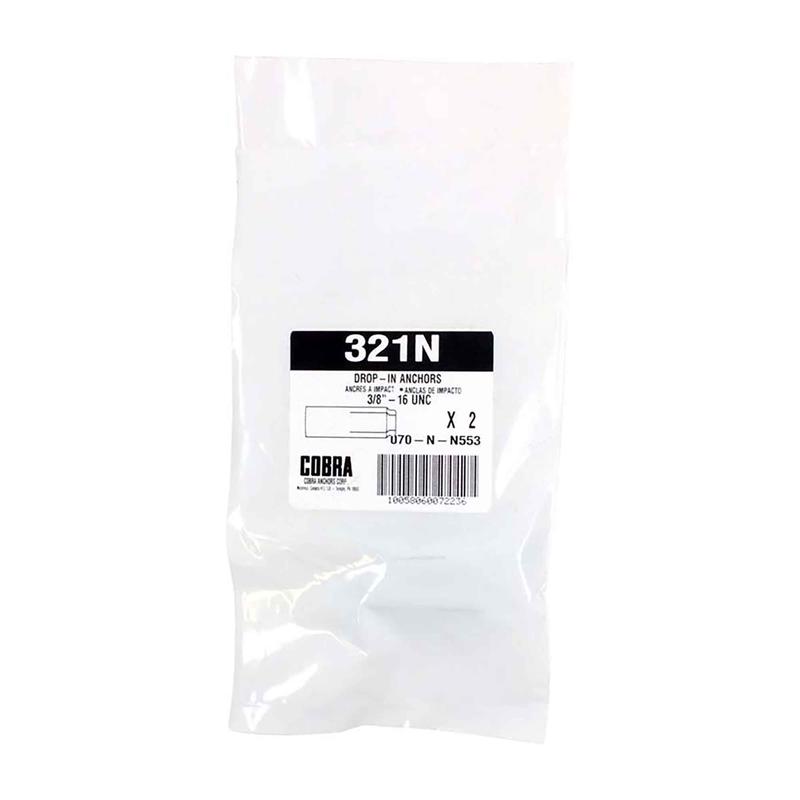 Ancrages  impactde 3/8"- 16UNC, 2units