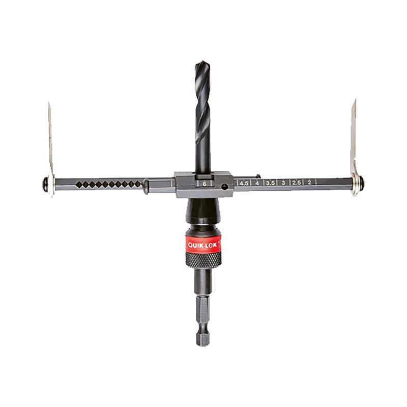 Scie emporte-pice rglable, de 2"  7" avec des incrments de 1/4"