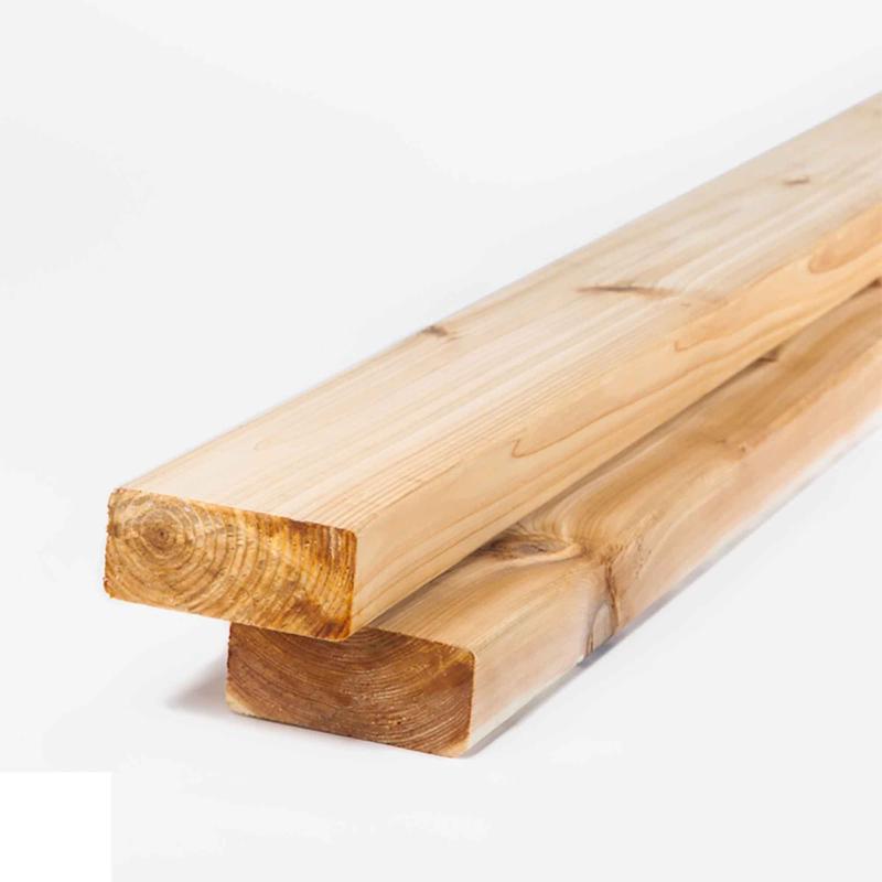 Bois de cdre rouge de l'Ouest B4F, 2'' x 4'' x 8'
