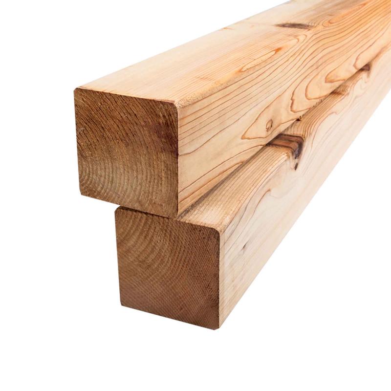 Bois de cdre rouge de l'Ouest B4F, 4'' x 4'' x 12'
