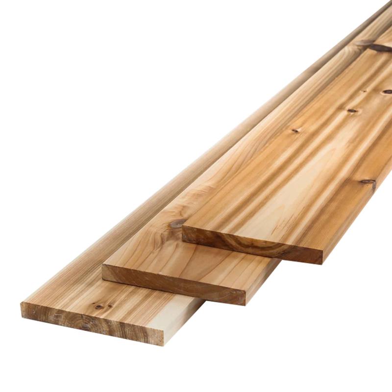 Bois de cdre rouge de l'Ouest KD B4F, 1'' x 6'' x 12'