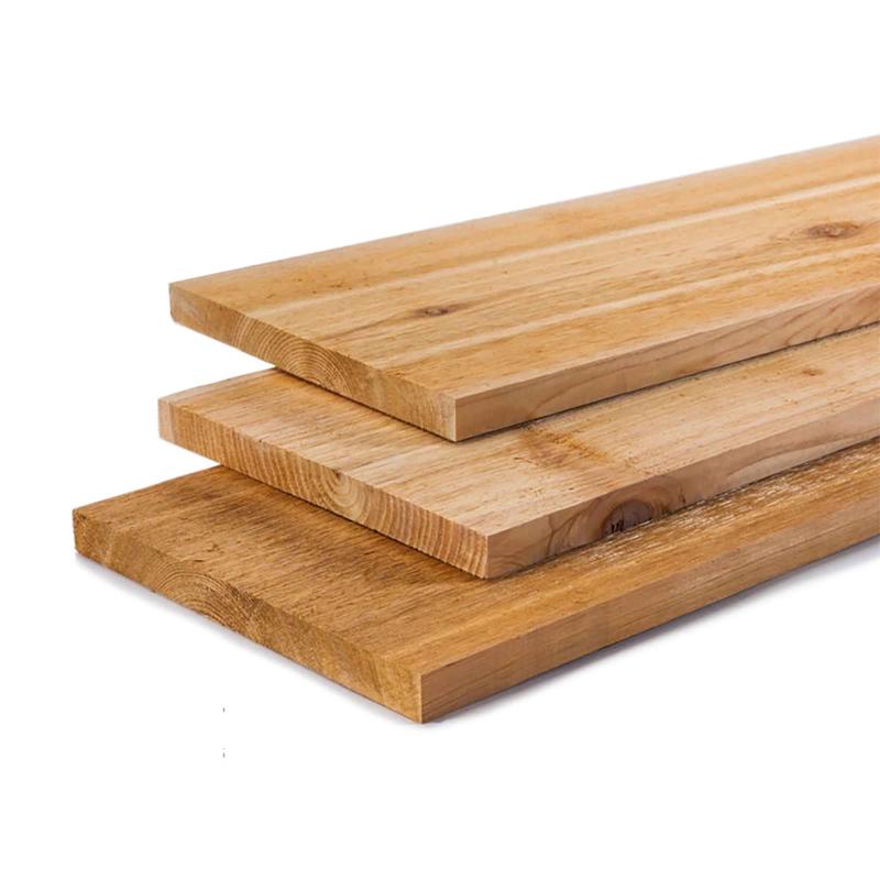 Bois de cdre rouge de l'Ouest KD B4F, 5/4'' x 5'' x 10'
