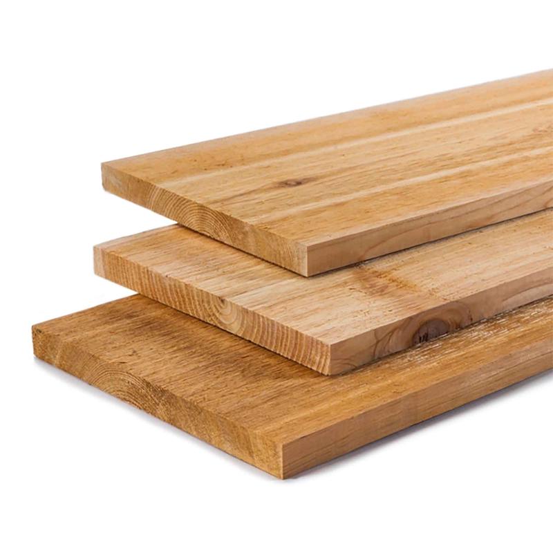 Bois de cdre rouge de l'Ouest KD B4F, 5/4'' x 5'' x 16'