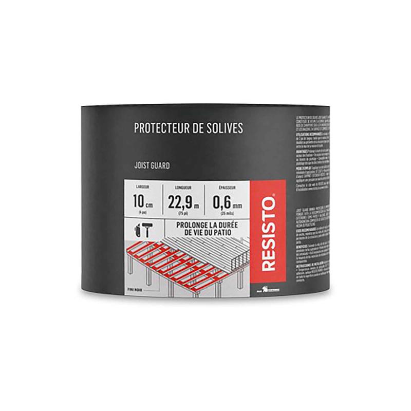 Protecteur de solives, 4'' x 75'