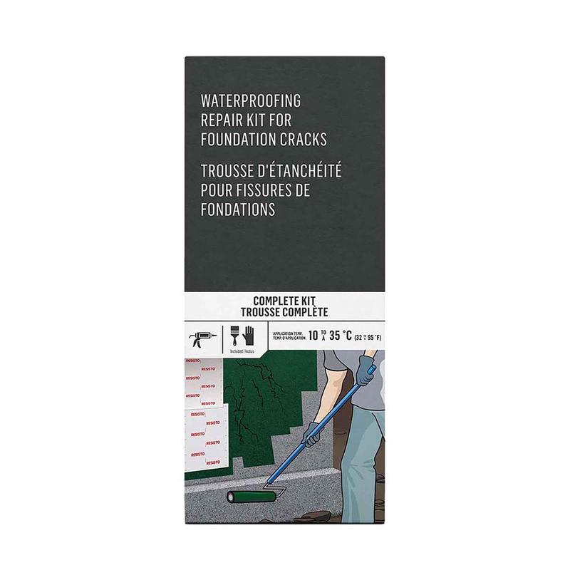 Trousse d'tanchit pour fissures de fondations