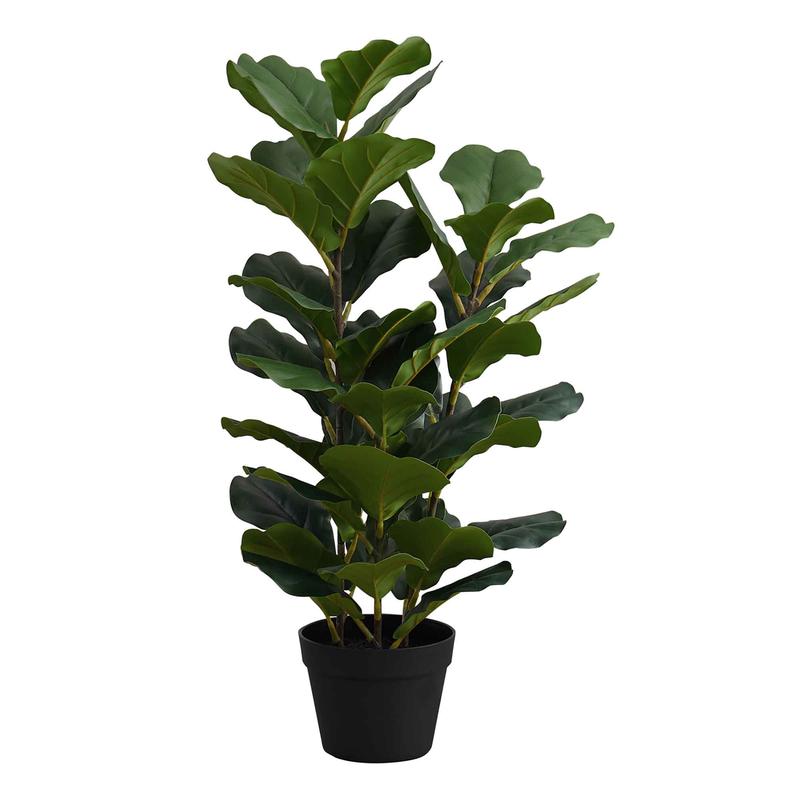 Arbre  feuilles de violon artificiel dintrieur en pot, 32"