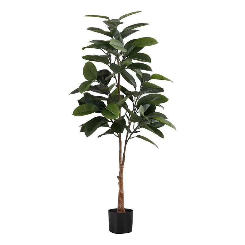 Arbre Hva artificiel dintrieur en pot, 52'' (feuillage fonc)