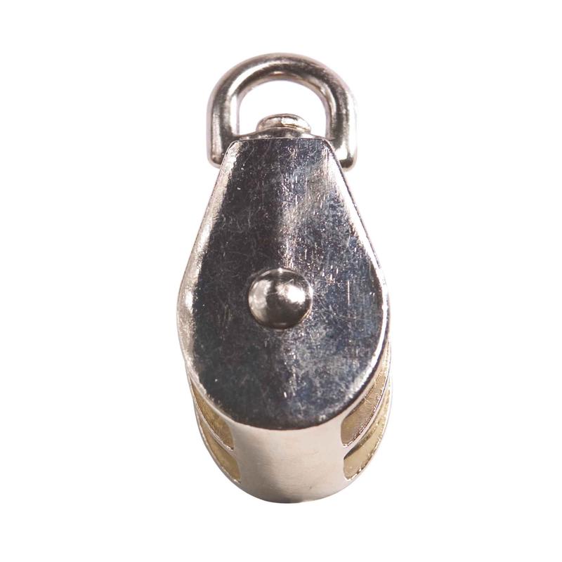 Poulie double  merillon en acier plaqu zinc, 1-1/2"