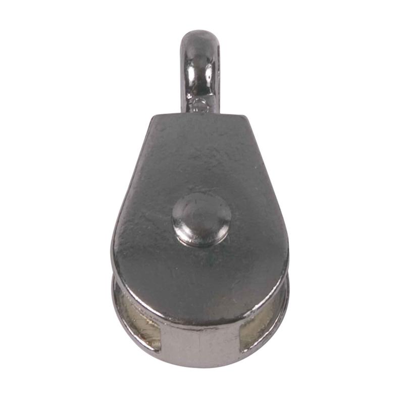 Poulie simple  il fixe en acier en acier plaqu zinc, 1-1/2"