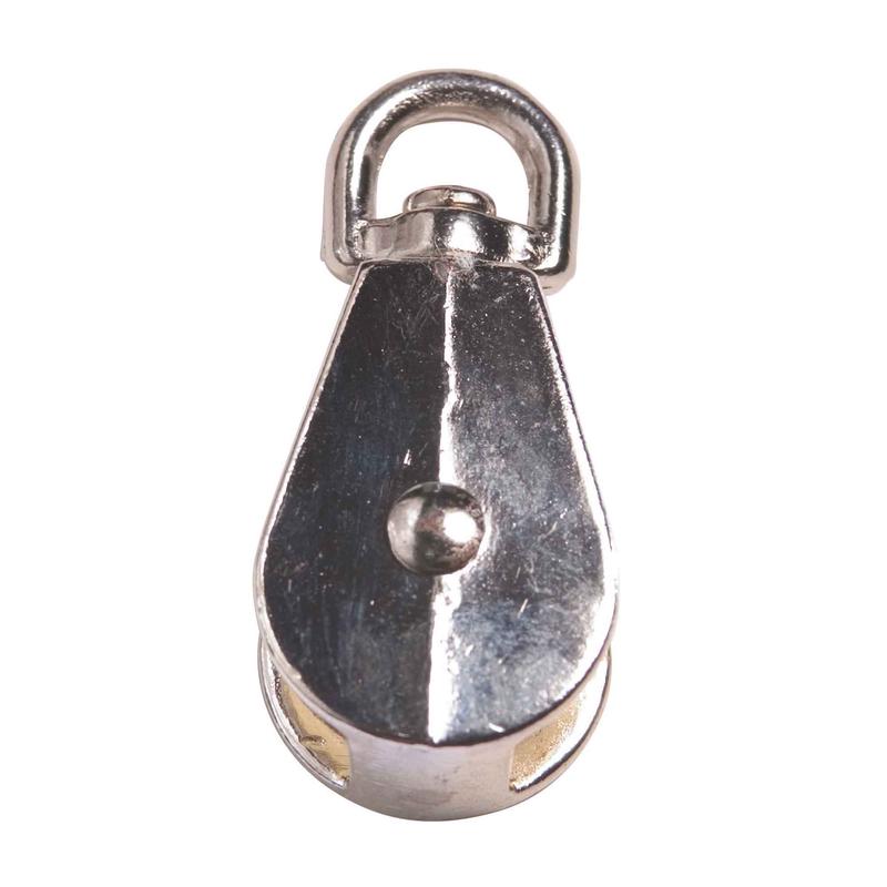 Poulie simple  merillon en acier plaqu zinc, 2"