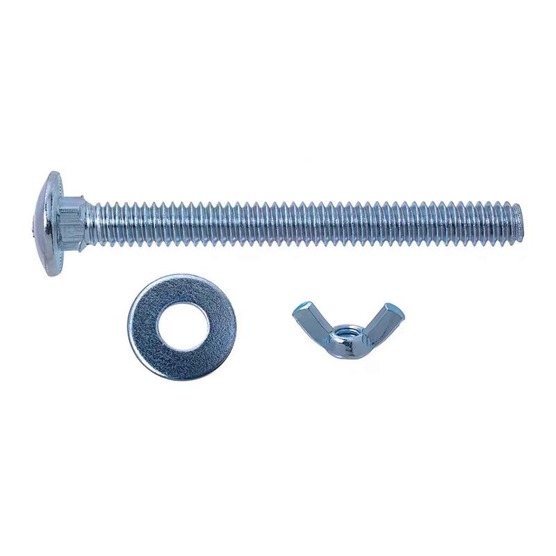 Boulons avec crous et rondelles pour abri dauto, 1/4" x 2" et 2-1/2" (50 units)