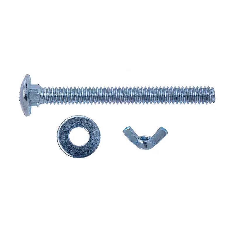 Boulons avec crous et rondelles pour abri dauto, 1/4" x2-1/2" (50 units)