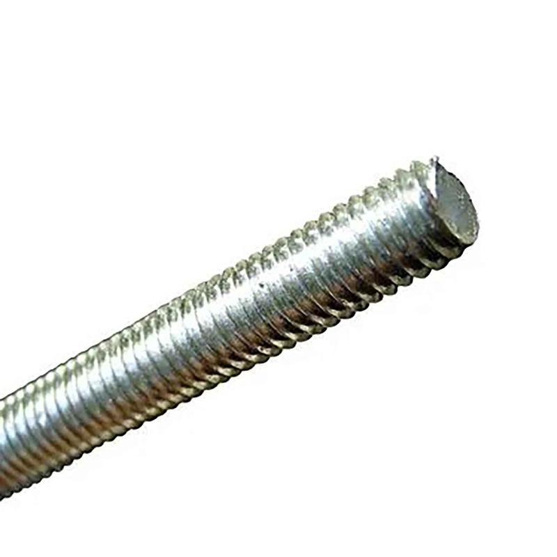 Tige filete en acier plaqu de zinc, 1/2" x 72"
