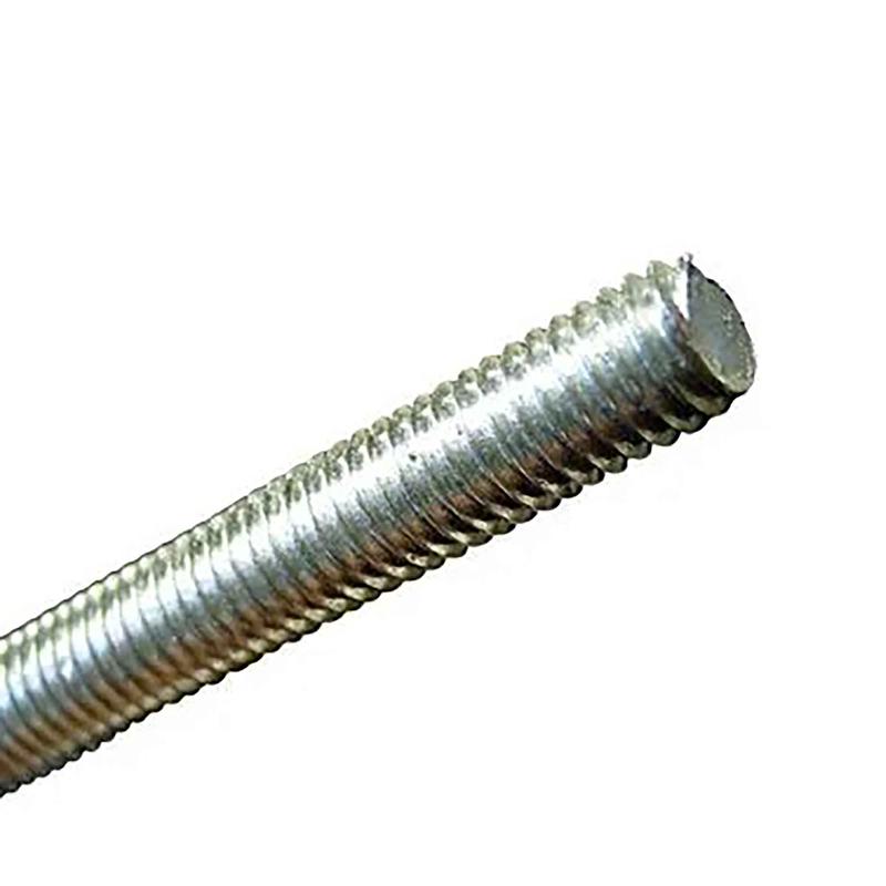 Tige filete en acier plaqu de zinc, 3/16" x 36"
