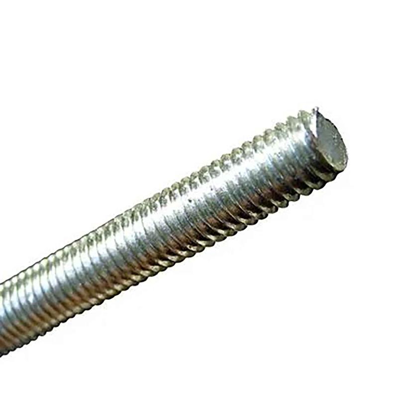Tige filete en acier plaqu de zinc, 7/16" x 72"