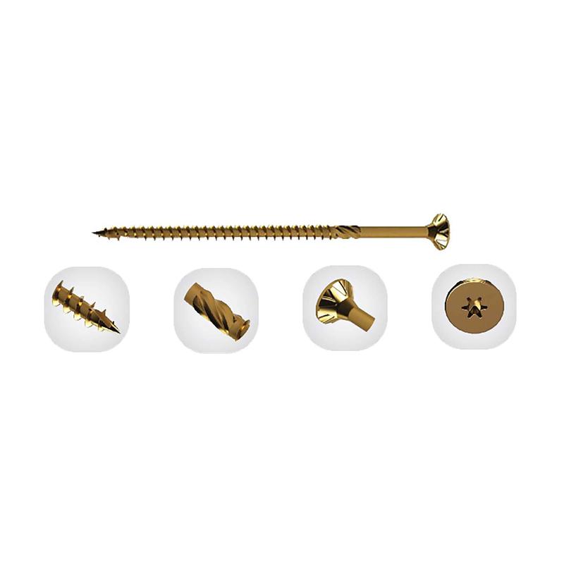 Vis Universelle U2 Fasteners, #9 x 3-1/8" (330 units)