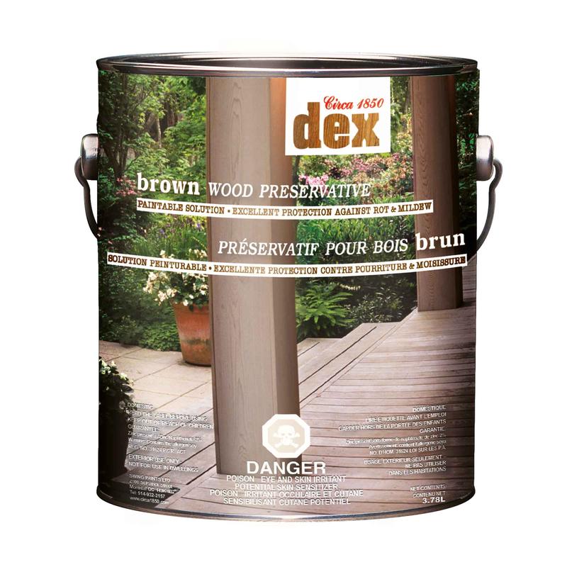 Prservatif pour bois brun Circa1850 DEX, 3,78L