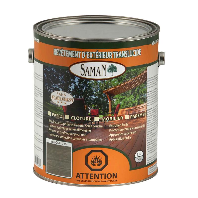 Revtement d'extrieur translucide Cap Cod, 3,78 L
