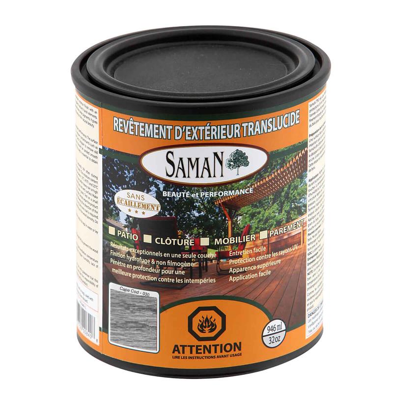 Revtement d'extrieur translucide Cap Cod, 946 ml