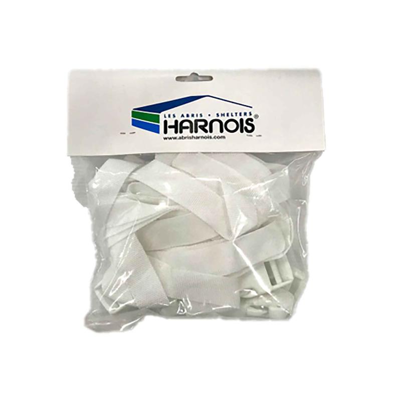 Sangle pour abris d'auto avec clip mle-femelle, 1" x 25" (10 units)