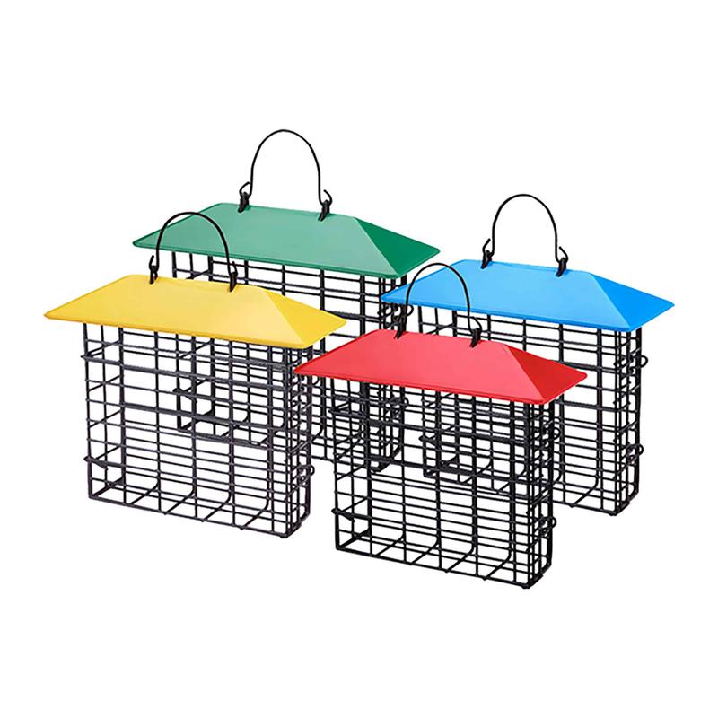 Cage  suif simple avec protection contre les intempries, couleurs assorties