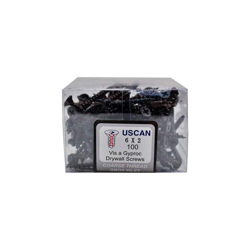 Vis  gros filetage pour cloisons sches, #6 x 2" (100 units)