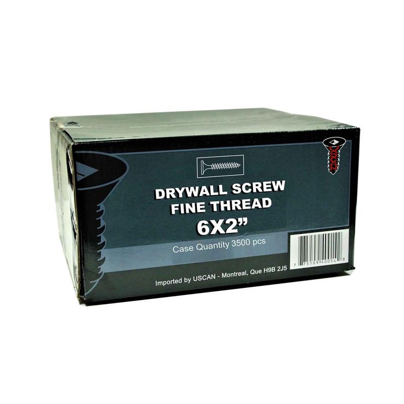 Vis  petit filetage pour cloisons sches, #6 x 2" (3 500 units)
