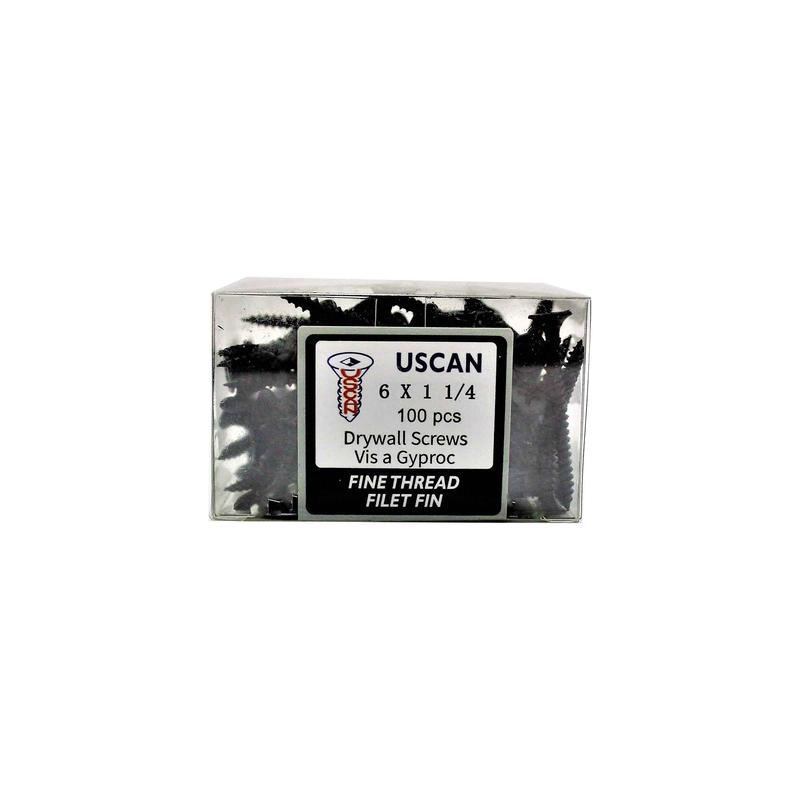 Vis  petit filetage pour cloisons sches, #6x1-1/4" (100 units)