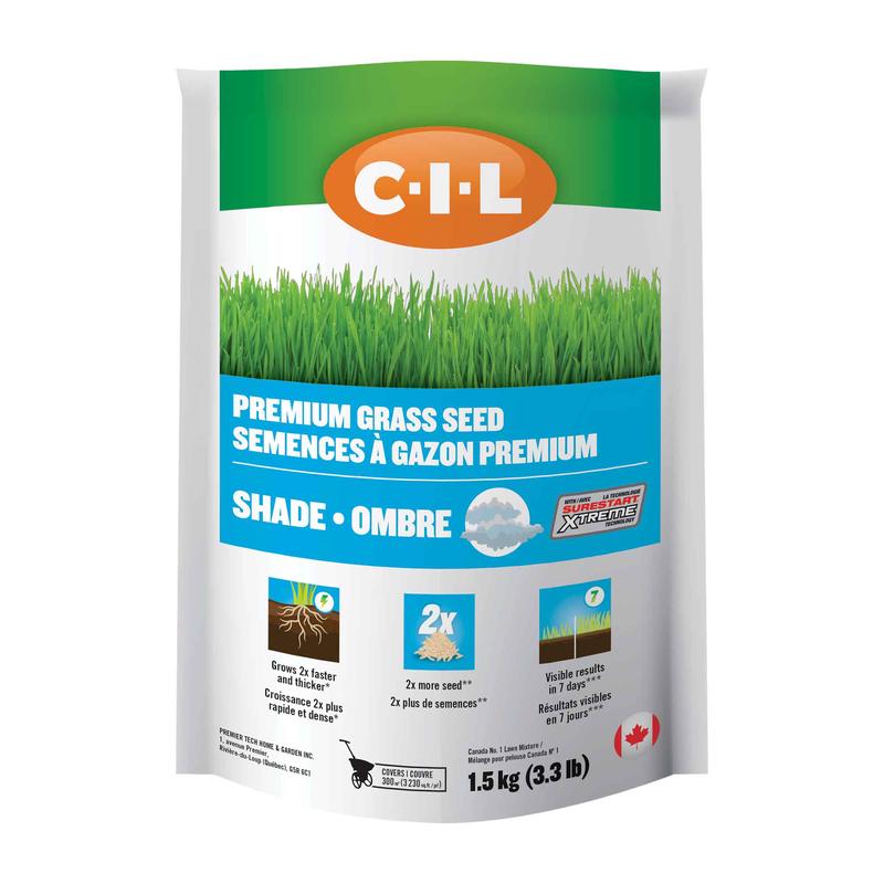 Semence  gazon premium ombre, 1,5 kg