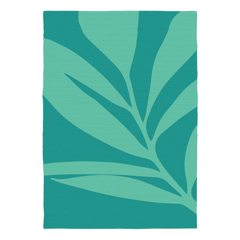 Tapis dextrieur tiss de 36" x 48", motif de feuillage