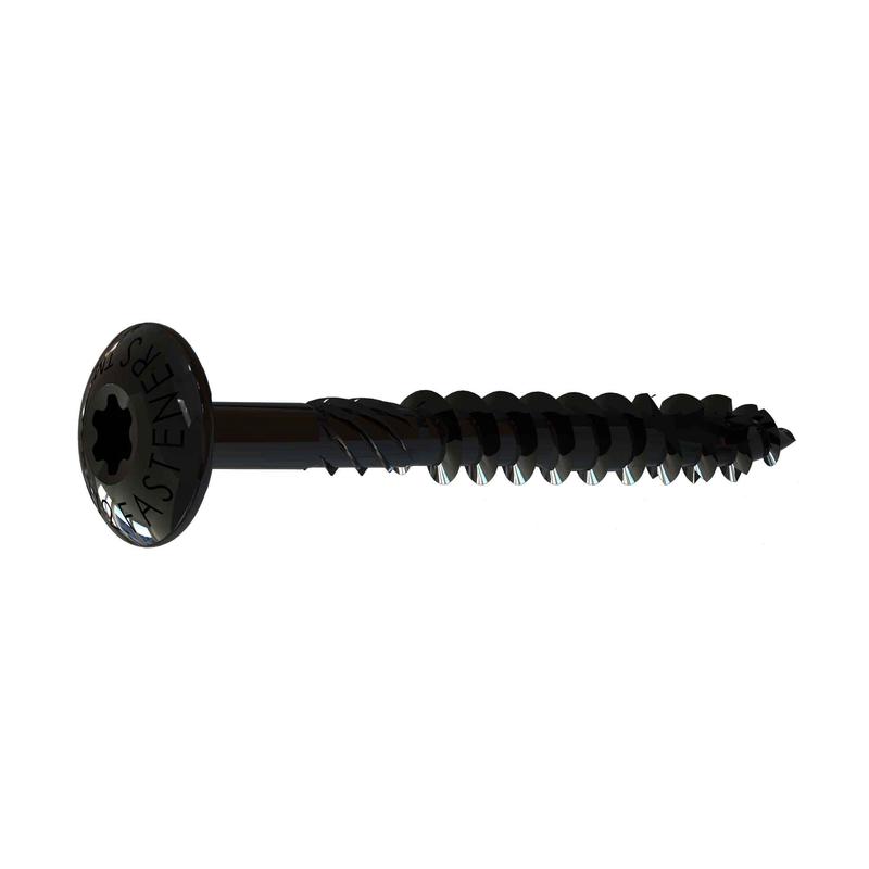 Vis de construction U2 Fasteners en noir, 5/16" x 3-1/8" (40 units)