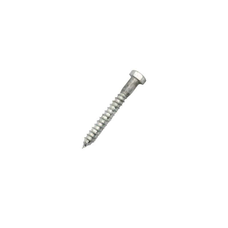 Tire-fond galvanis, 1/2" x 10" (25 units)