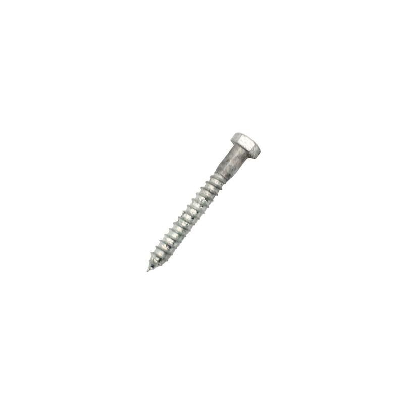 Tire-fond galvanis, 1/2" x 8" (25 units)
