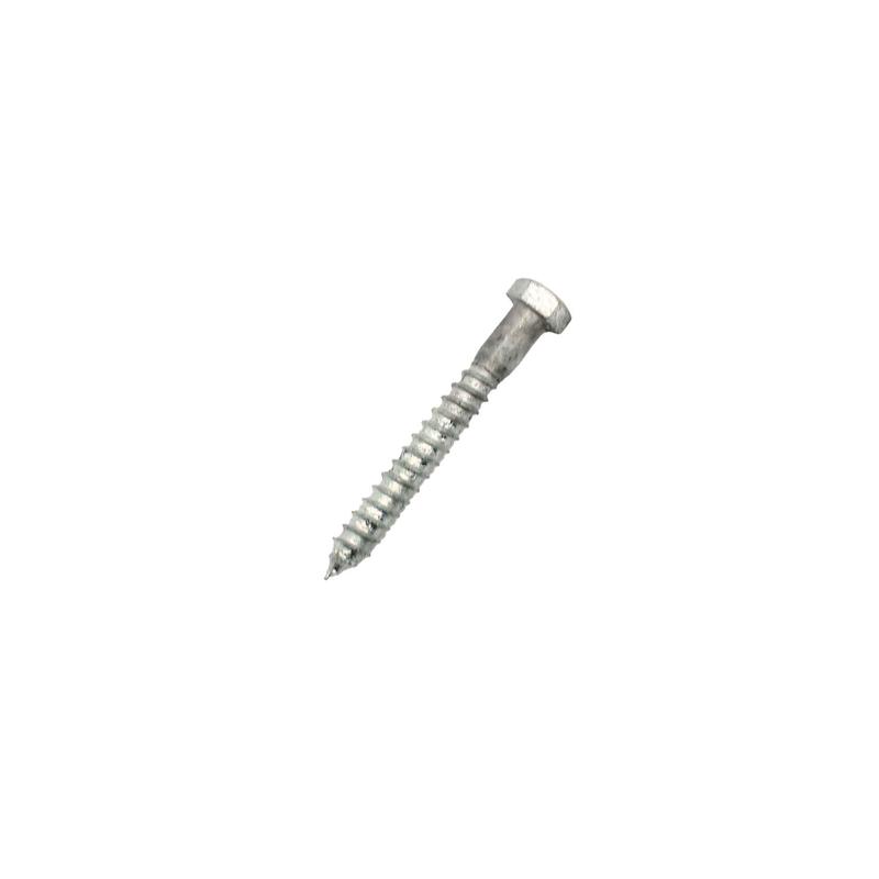 Tire-fond galvanis, 1/4" x 3" (50 units)