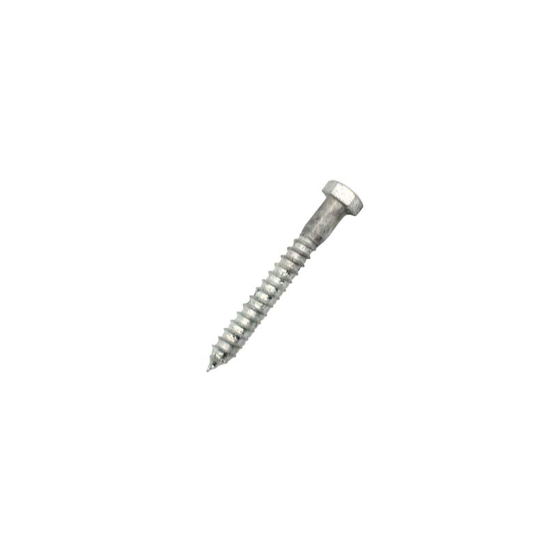 Tire-fond galvanis, 3/8" x 3" (50 units)