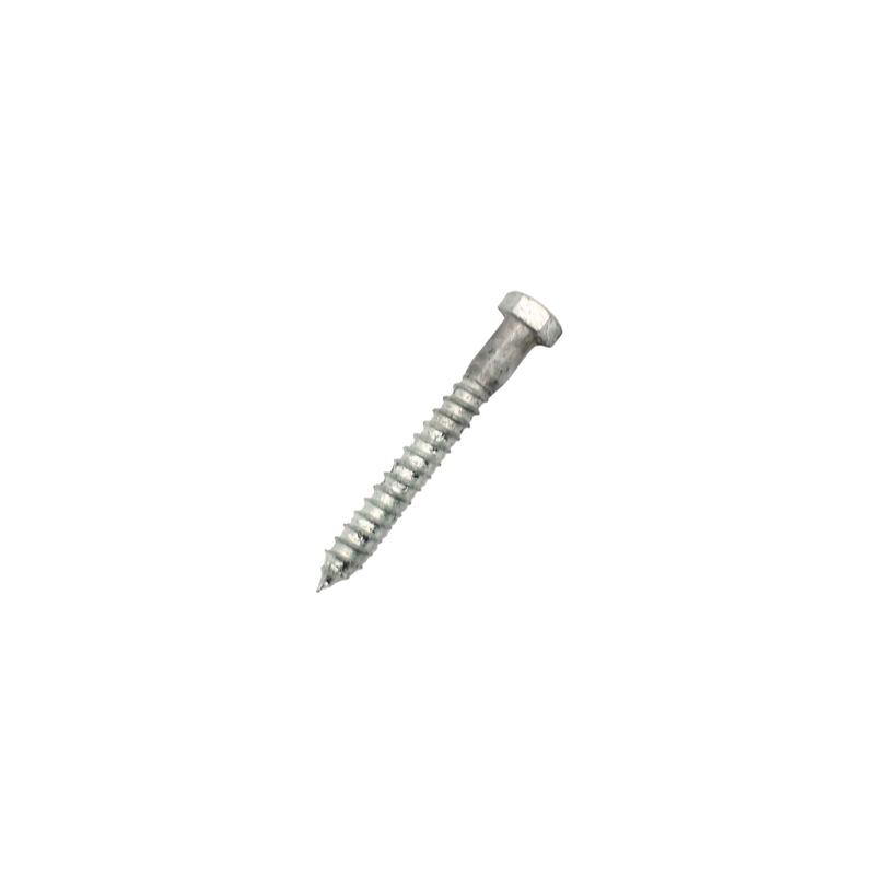 Tire-fond galvanis, 3/8" x 6" (50 units)