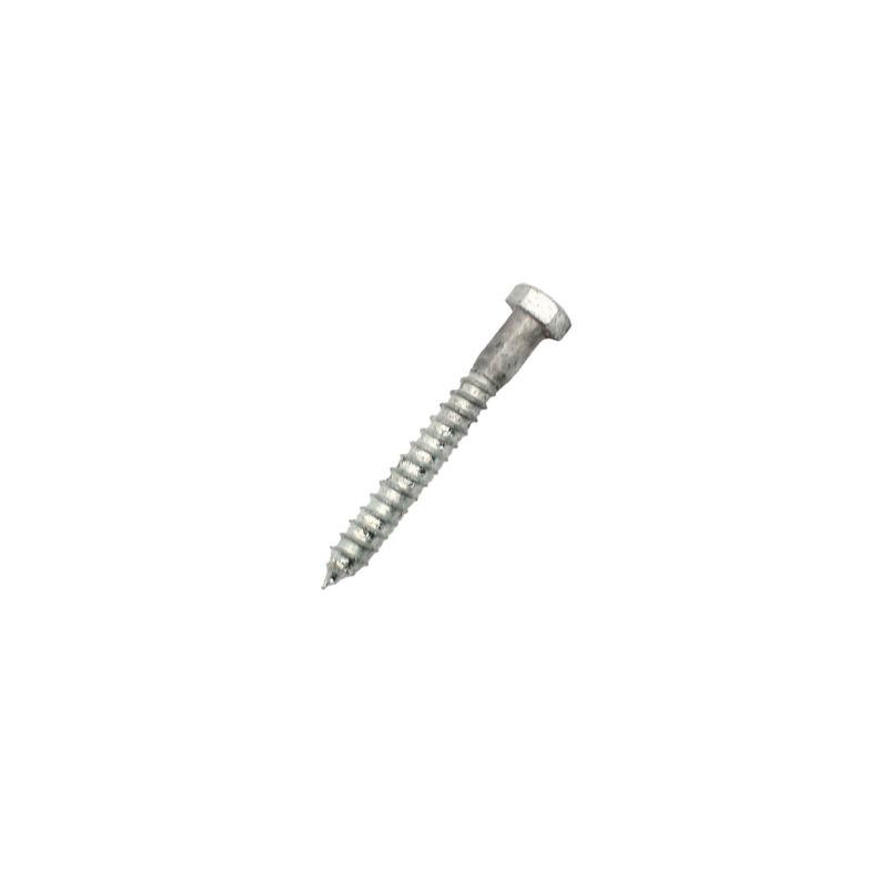 Tire-fond galvanis, 3/8" x3-1/2" (50 units)