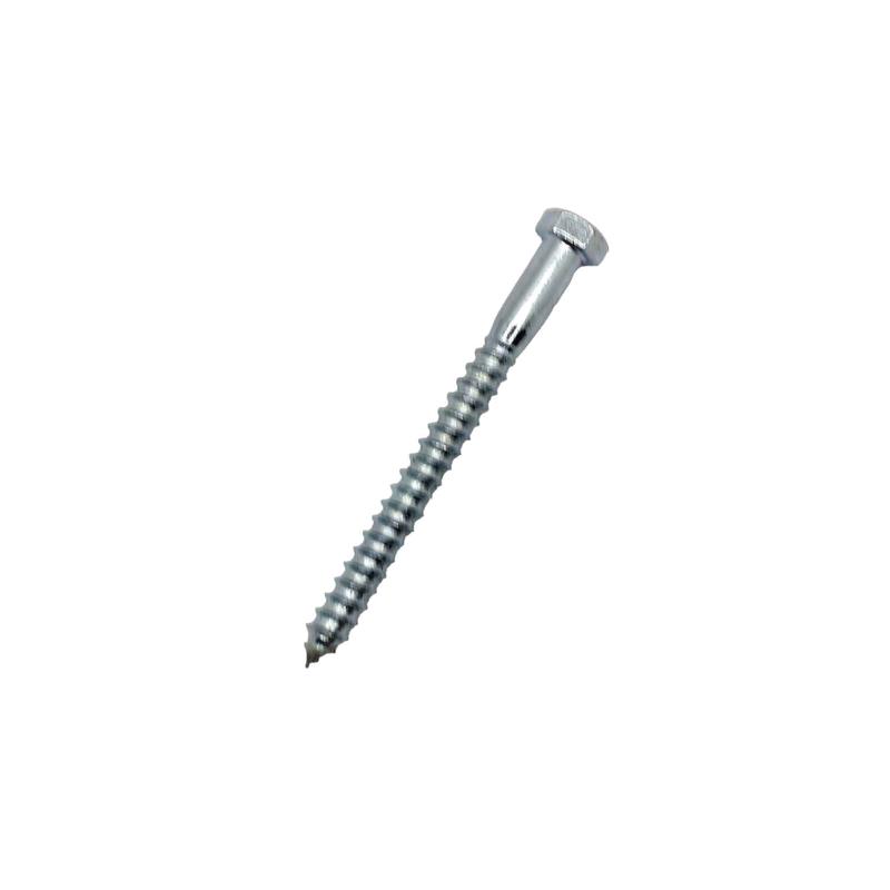 Tire-fond plaqu zinc, 1/4" x 3" (100 units)