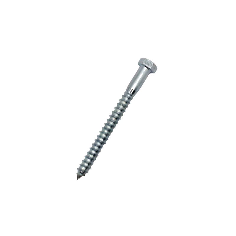 Tire-fond plaqu zinc, 1/4" x 4" (100 units)