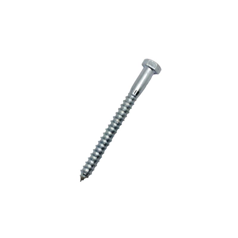 Tire-fond plaqu zinc, 1/4" x 5" (100 units)