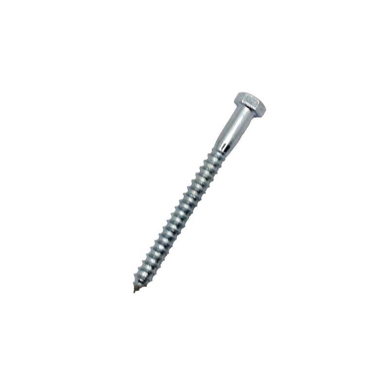 Tire-fond plaqu zinc, 1/4" x2-1/2" (100 units)