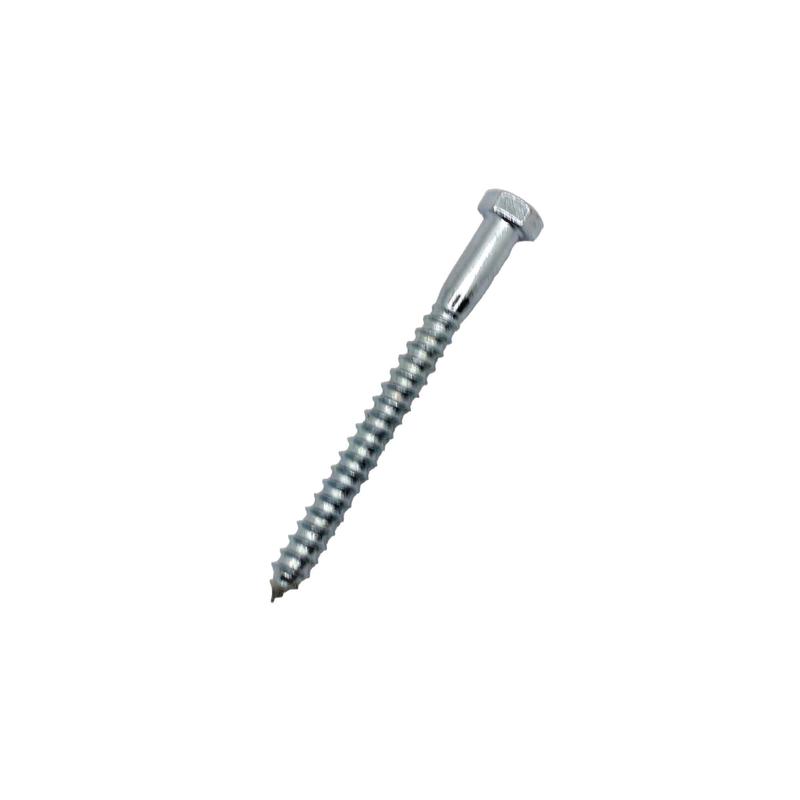 Tire-fond plaqu zinc, 1/4" x3-1/2" (100 units)