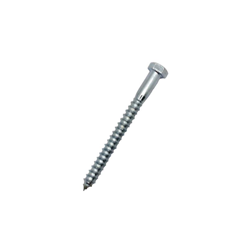 Tire-fond plaqu zinc, 1/4" x4-1/2" (100 units)