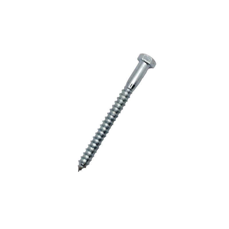 Tire-fond plaqu zinc, 3/8" x3-1/2" (100 units)