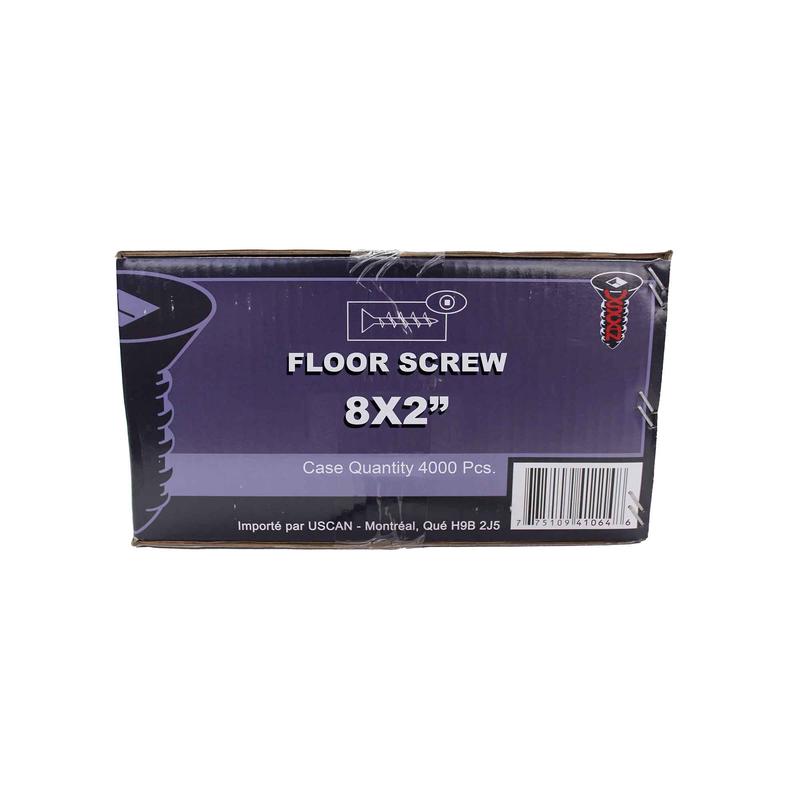 Vis  plancher, #8 x 2" (4000 units)