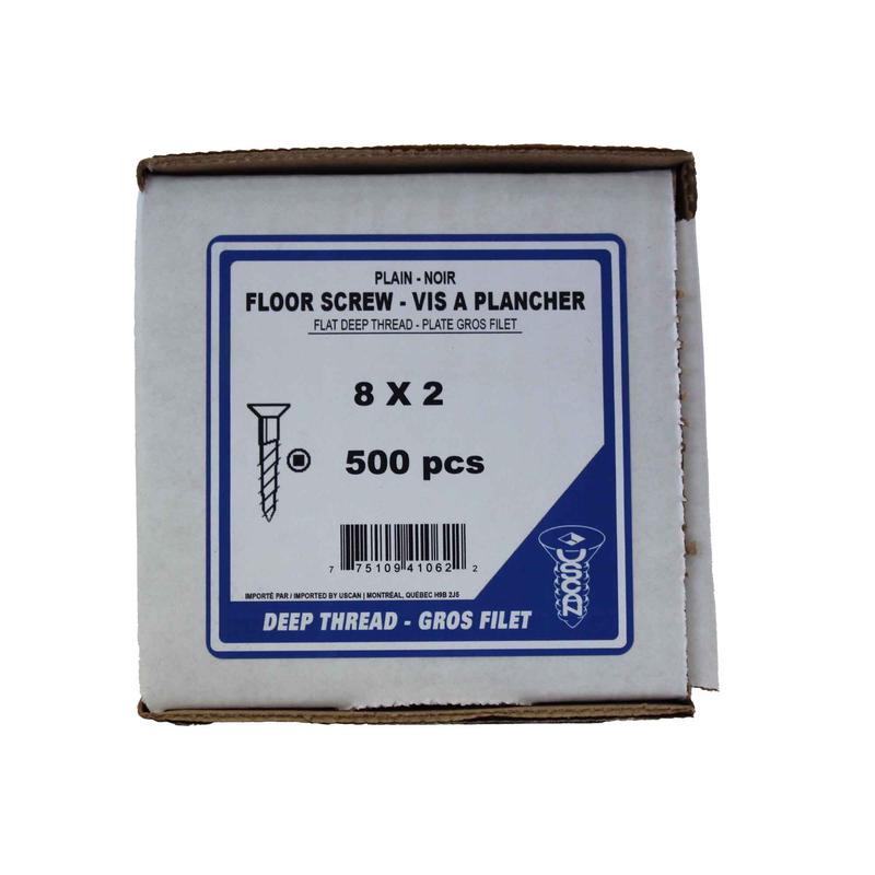 Vis  plancher, #8 x 2" (500 units)